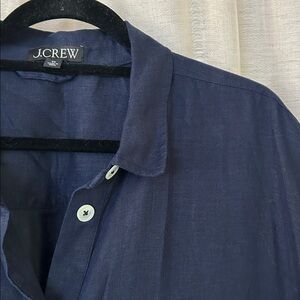 J Crew linen tunic shirt dress, 2x
